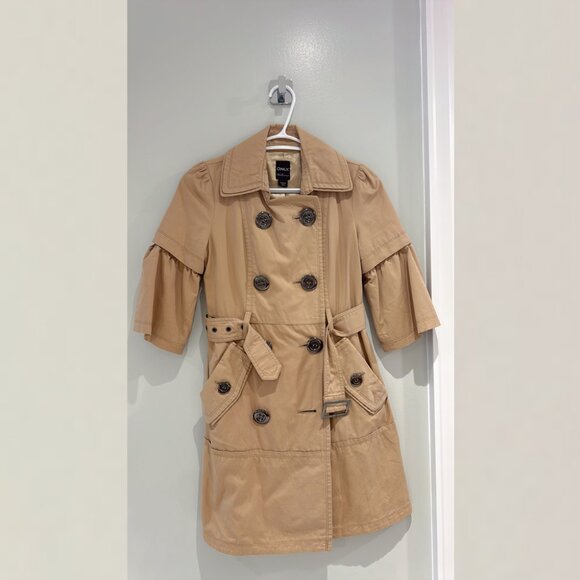 【ONLY】Khaki trench coat Woman's size XS - Picture 1 of 3